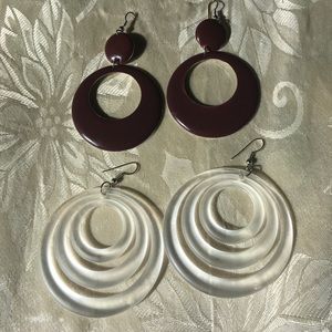 Two pairs of sassy earrings
